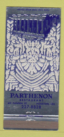 Matchbook Cover - Parthenon Restaurant Houston TX 30 Strike