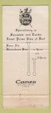 Matchbook Cover - Round Table Restaurant Indianapolis IN 30 Strike