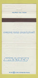 Matchbook Cover - Willisco Data Brokers Houston Midland TX Denver 30 Strike