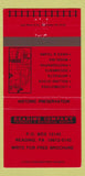 Matchbook Cover - Reading Company Technical Historic Society PA 30 Strike RED
