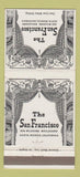Matchbook Cover - San Francisco Santa Monica CA 30 Strike