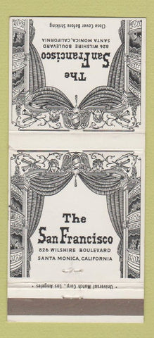 Matchbook Cover - San Francisco Santa Monica CA 30 Strike