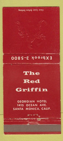 Matchbook Cover - Red Griffin Santa Monica CA WEAR 30 Strike