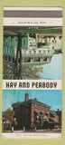 Matchbook Cover - Hay and Peabody Funeral Scarborough ME Portland 30 Strike