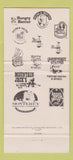 Matchbook Cover - Stag and Hound Madison WI Yuma Phoenix AZ 30 Strike