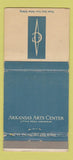 Matchbook Cover - Arkansas Arts Center Little Rock AR WORN 30 Strike