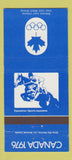 Matchbook Cover - 1976 Olympics Canada Equestrian sports BLUE 30 Strike