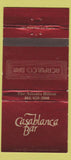 Matchbook Cover - Atlanta GA Hilton Casablanca Bar 30 Strike