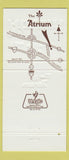 Matchbook Cover - Atrium Restaurant Rolling Meadows IL 30 Strike