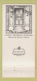 Matchbook Cover - Art Lock Dallas TX doors 30 Strike