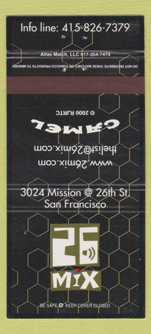 Matchbook Cover - 26 Mix San Francisco CA Camel Cigarettes  30 Strike