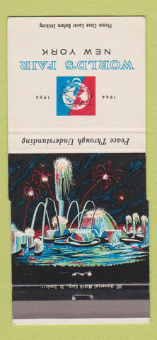 Matchbook Cover - 1964 New York World's Fair Pool of Industry 30 Strike