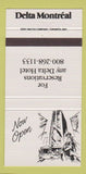 Matchbook Cover - Delta Montreal QC 30 Strike