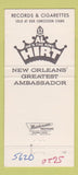 Matchbook Cover - Al Hirt New Orleans LA Music trumpet 30 Strike