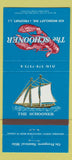 Matchbook Cover - Schooner Seafood Freeport LI NY 30 Strike