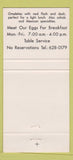 Matchbook Cover - LA Cocina Omelet Kitchen Los Angeles CA 30 Strike