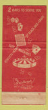 Matchbook Cover - Palace Club Casino Reno NV 30 Strike