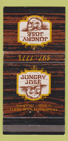 Matchbook Cover - Jungry Jose Mexican Food Long Beach CA 30 Strike