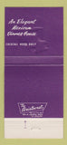 Matchbook Cover - La Paz Laguna Beach Fullerton CA Orange Mexican 30 Strike