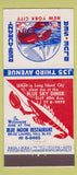 Matchbook Cover Blue Moon Restaurant New York City Long Island 21 Strike Feature