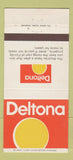 Matchbook Cover - Deltona Mackles Miami FL 30 Strike