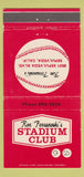 Matchbook Cover - Ron Perranoski's Sepulveda CA baseball 30 Strike