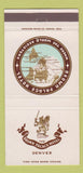 Matchbook Cover - Brown Palace Hotel Denver Colorado 30 Strike