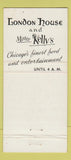 Matchbook Cover - Happy Median Theatre Club Chicago IL WORN 30 Strike