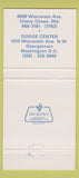 Matchbook Cover - Diamond Head Washington DC Chinese Polynesian 30 Strike #1
