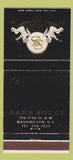 Matchbook Cover - San Souci Washington DC WEAR 30 Strike