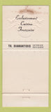Matchbook Cover - San Souci Washington DC WEAR 30 Strike