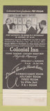 Matchbook Cover - Ye Olde Jail Washington DDC Colonial Inn 30 Strike