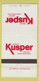 Matchbook Cover - Kusper Election Cook County IL 30 Strike
