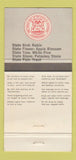 Matchbook Cover - Richard Austin Secretary of State WORN Michigan MI 30 Strike