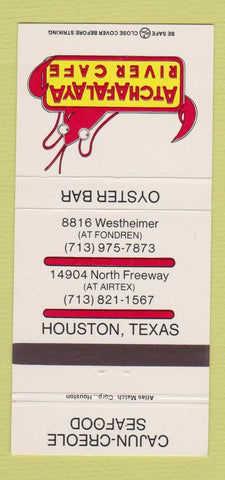 Matchbook Cover - Atchafalaya River Cafe Houston TX 30 Strike