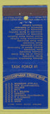 Matchbook Cover - Midshipman Cruise Task Force 61 1949 30 Stick