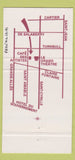 Matchbook Cover - Cafe Des Artistes Restaurant Quebec QC 30 Strike