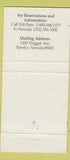 Matchbook Cover - John Ascuaga's Nugget Casino Reno NV 30 Strike