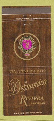 Matchbook Cover - Riviera Hotel Casino Las Vegas NV Delmonico 30 Strike