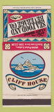 Matchbook Cover - Cliff House San Francisco CA girlie back 30 Strike