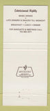 Matchbook Cover - Duff's Rebel Restaurant Winchester VA 30 Strike