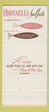 Matchbook Cover - O'Donnell's Sea Grills Washington DC Bethesda MD 30 Strike