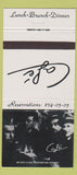 Matchbook Cover - Cafe Restaurant 30 Strike