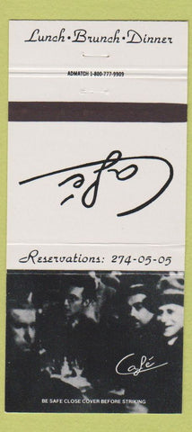 Matchbook Cover - Cafe Restaurant 30 Strike