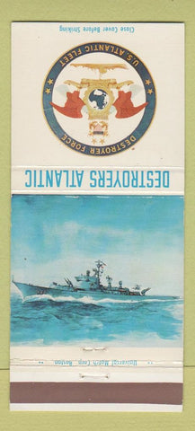 Matchbook Cover - Destroyers Atlantic Force  Fleet Nimitz 30 Strike