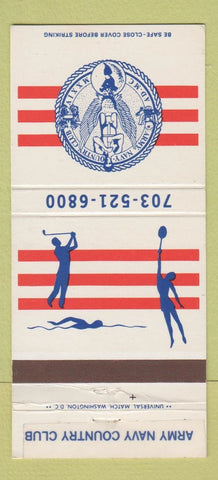 Matchbook Cover - Army Navy Country Club 30 Strike