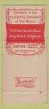 Matchbook Cover - Ashley's El Encanto Mexican Long Beach CA 30 Strike