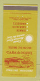 Matchbook Cover - Casa De Mayo Mexican Cucamonga CA 30 Strike