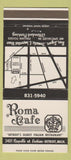 Matchbook Cover - Roma Cafe Detroit MI Italian 30 Strike
