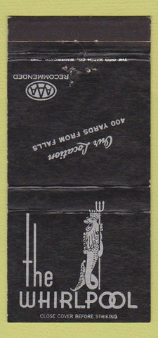 Matchbook Cover - Whirlpool Niagara Falls NY 30 Strike